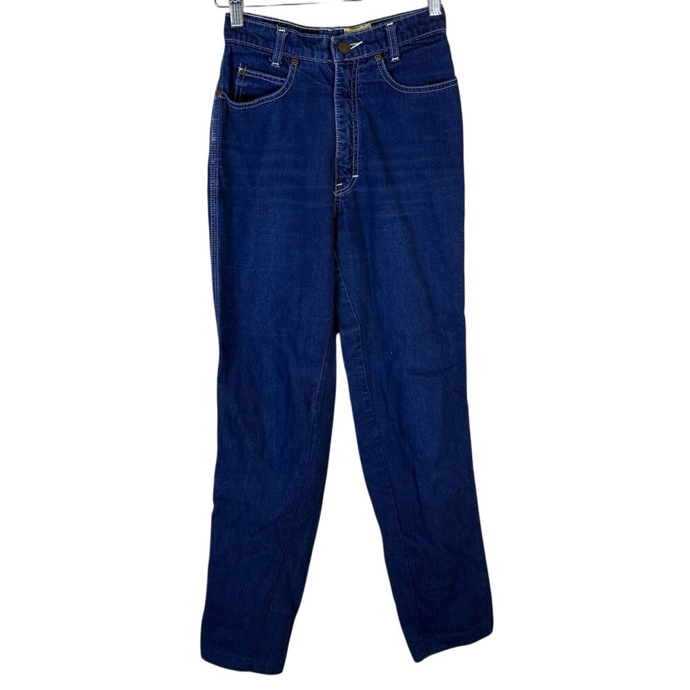 Vintage Calvin Klein Jeans 70s 80s High Rise Straight Leg Brooke Shields USA 5